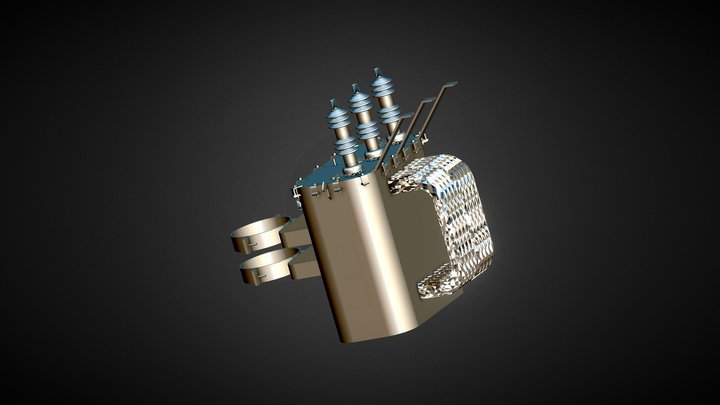 Transformador a Óleo – Família BIM (LOD 100) 3D Model
