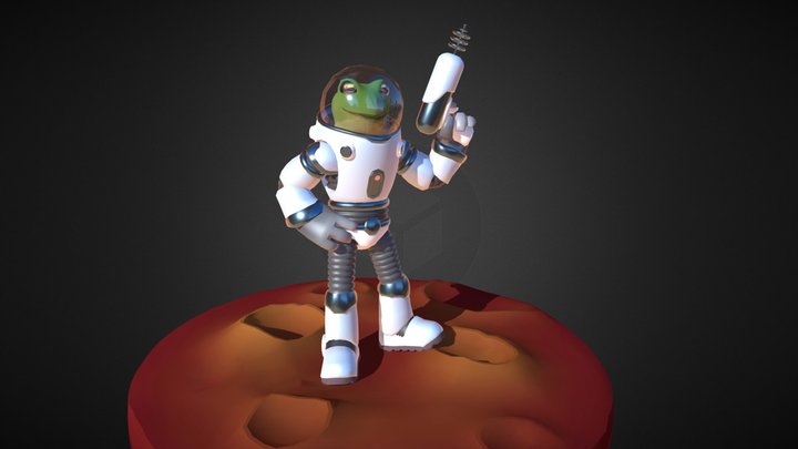 space frog 3D Model