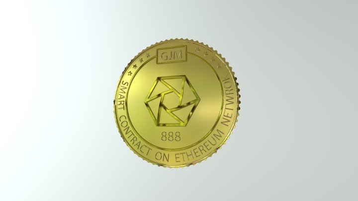 Gjm Coin - duplicated version 3D Model