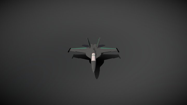 F/A-18F Hornet 3D Model