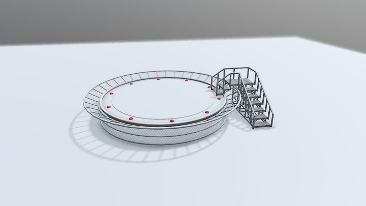 Helipad 3D Model