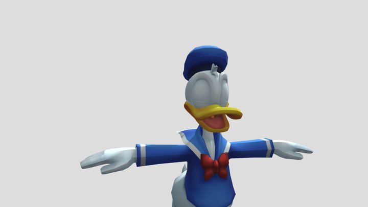 Donald Duck 3D Model