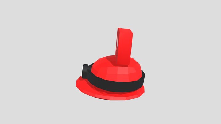 gtag_fan game_youtube_hat 3D Model