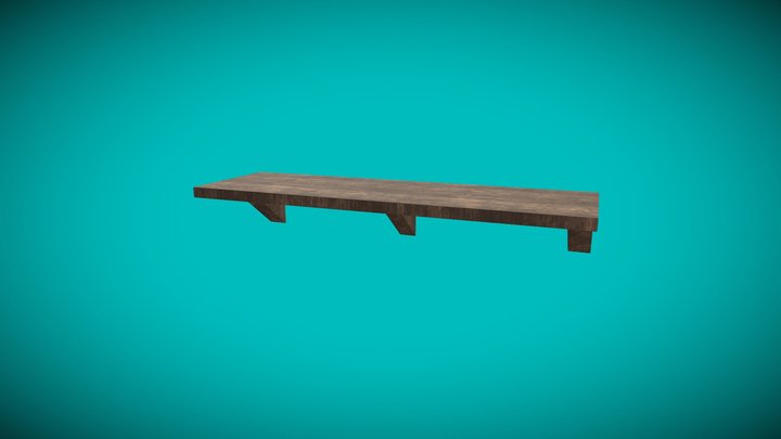 Table Wall Stand 3D Model