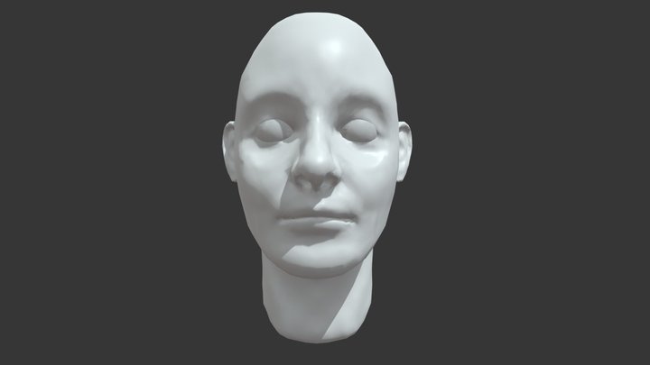 Allyson Head Sculpt 3D Model