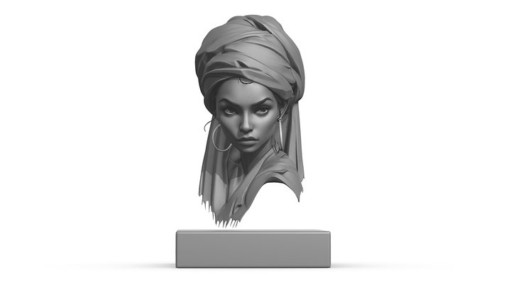 Arabian Princess – Kostenloses 3D-Modell STL
