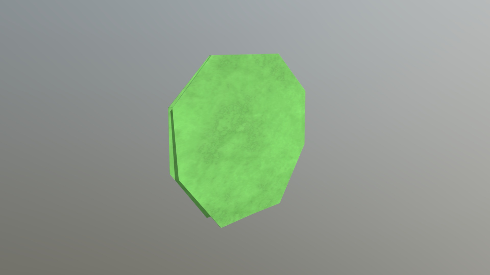 3D model Origami Bush - This is a 3D model of the Origami Bush. The 3D model is about a green square with a white background.