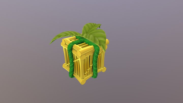 GoldCrateV3 3D Model