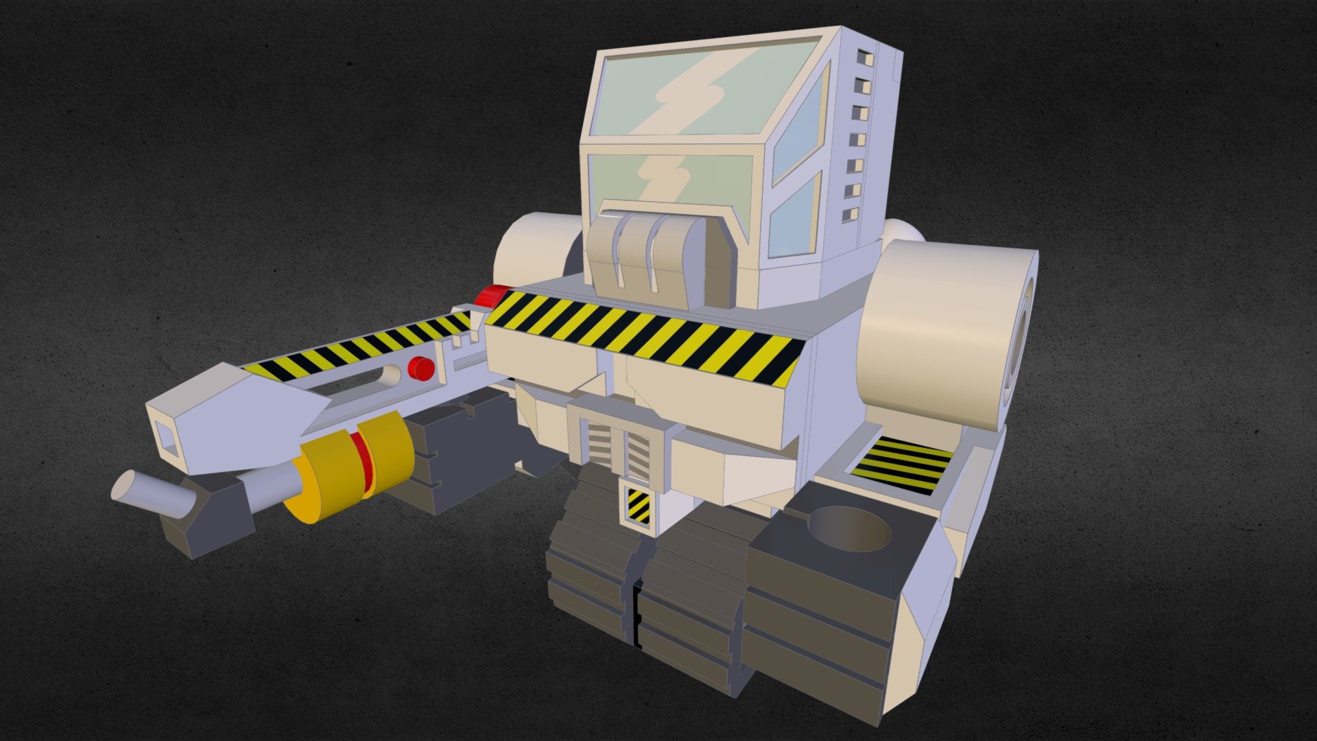 BattleRoller - Dozer - 3D model by Xian (@wulongti) [0c8a2e2] - Sketchfab
