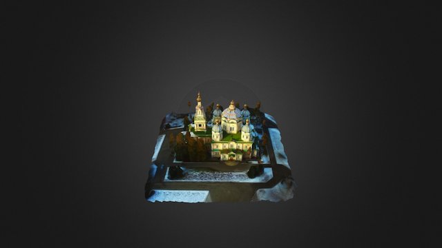 A Russian Orthodox Cathedral 3D Model