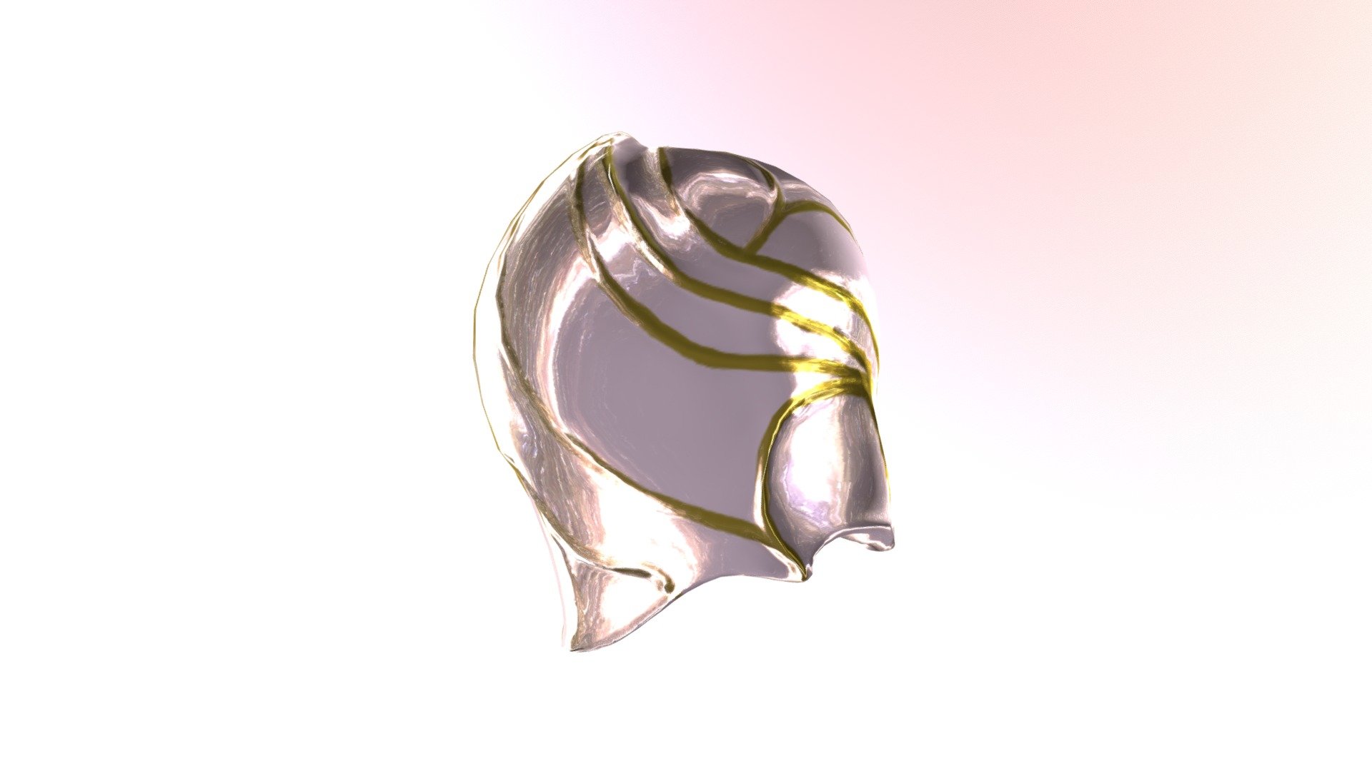 Medieval Helmet Low Poly Basemesh
