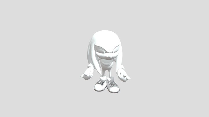 knuckles-travellers-tales-remake 3D Model