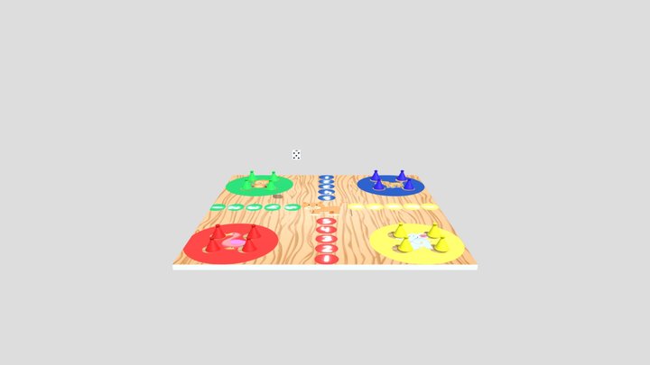 Ludo Game, 3d model 3D Model