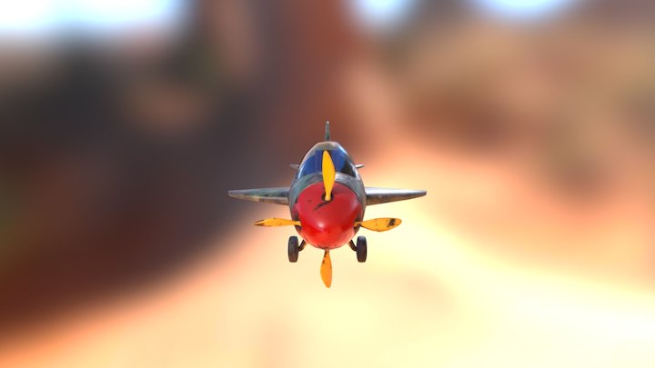 Test plane model 3D Model