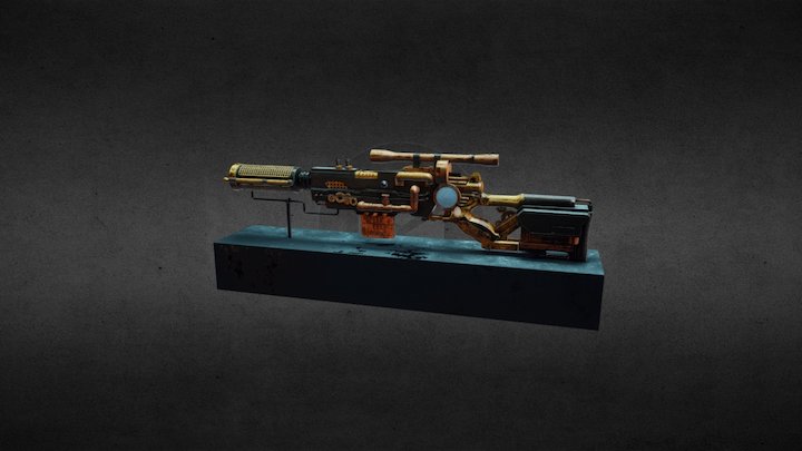 Steampunk Weapon 3D Model