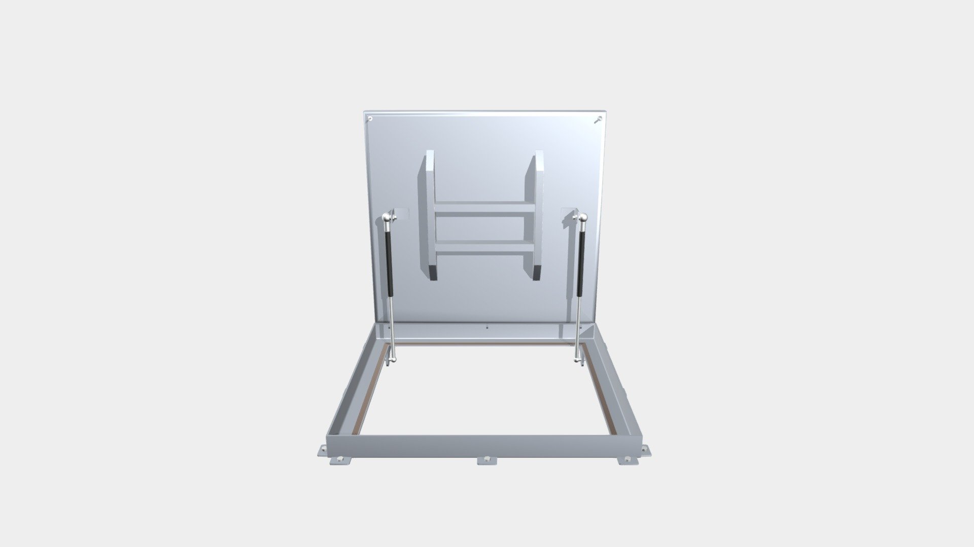 Hanzer floor hatch — Sketchfab embed 3D viewer