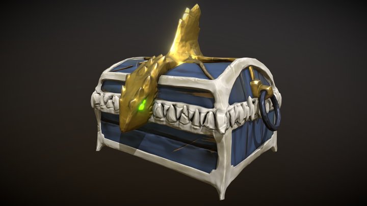 Sea Hunters Chest (Sea of Thieves inspired) 3D Model