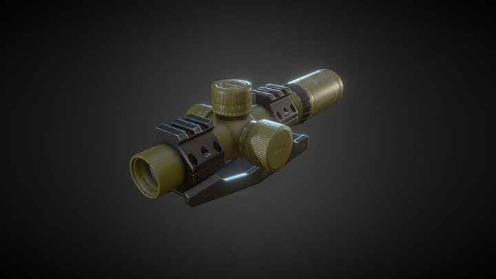 Schmidt 1.1-4x Shortdot 3D Model