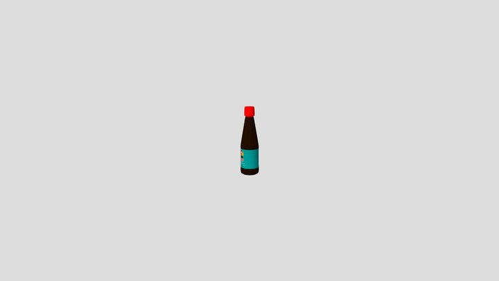 Botol Kecap 3D Model