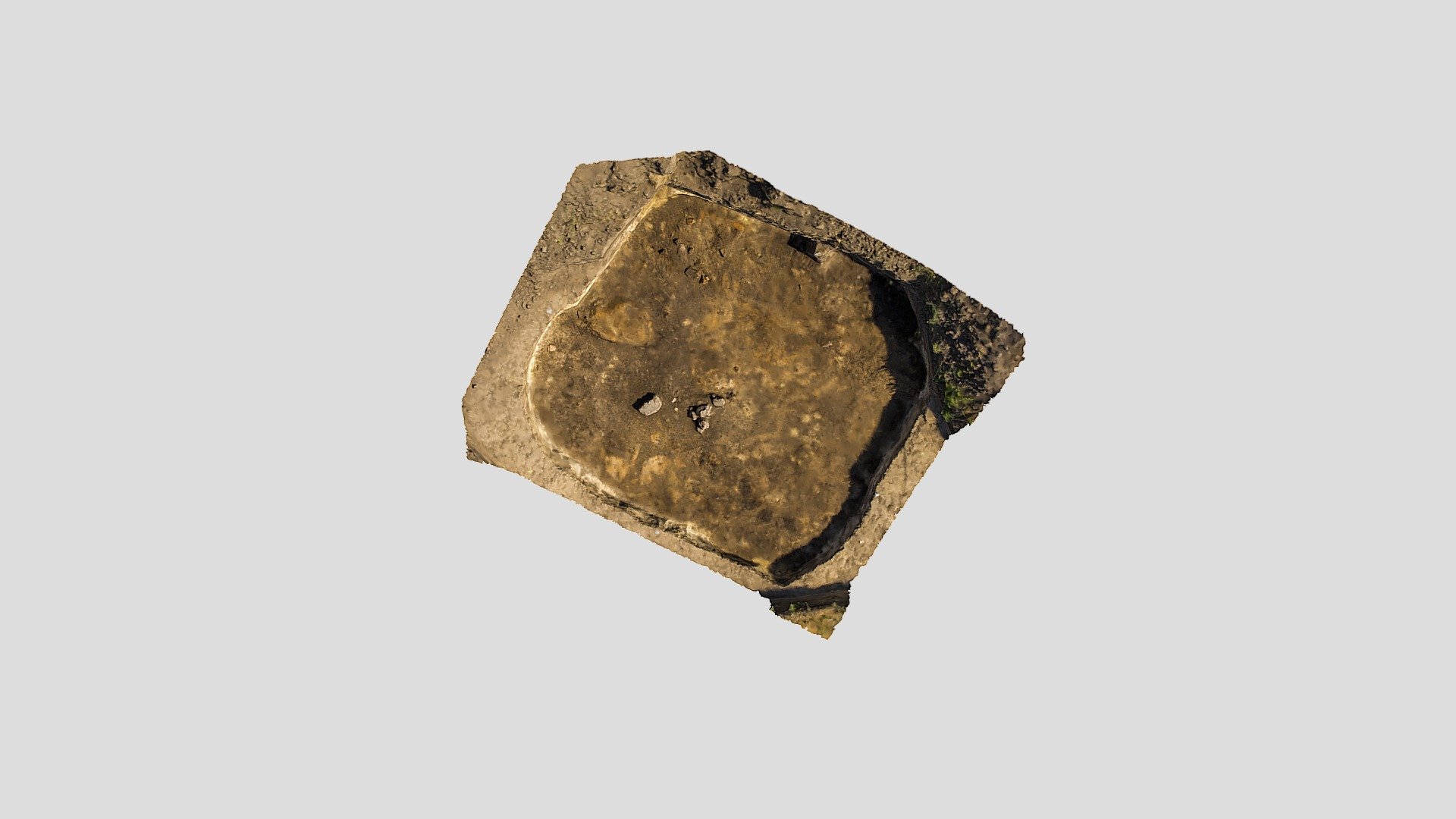 Celtic dwelling  - burned layer