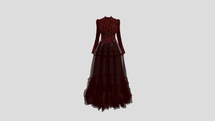 n05_dress_4k 3D Model