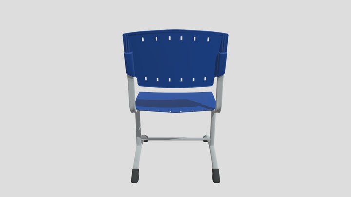 Стул Сигма PL Нерегулируемый 3D Model