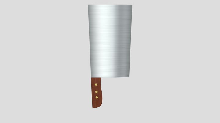 Chef's Knife 3D Model