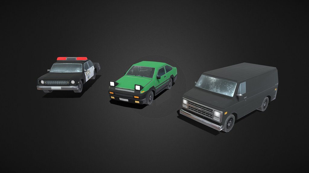 Low-Poly Cars