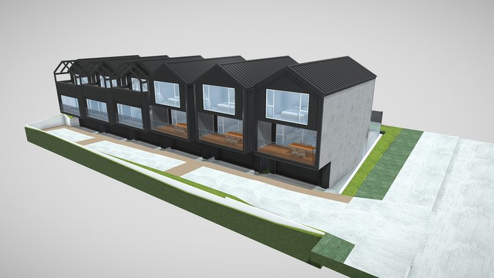 Walton Townhouses, 2021 Jul 05 3D Model
