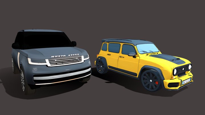 4L sport  Proto + Range Rover D350 – Modelo 3D gratuito STL