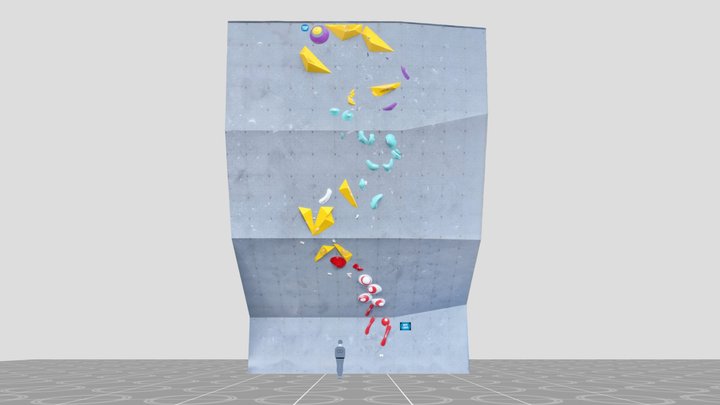 IFSC WC Seoul 2024 Lead Final Men – Free 3D Model STL