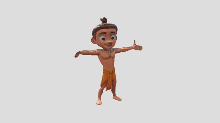 Choota Bheem 3D Model
