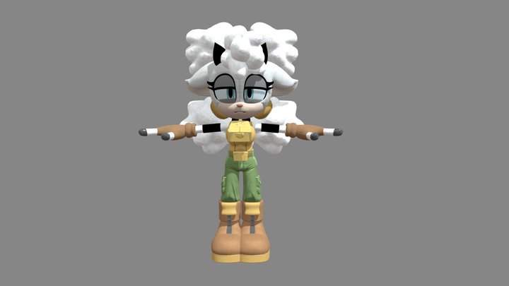 Lanolin the sheep model HD – Modello 3D gratuito STL