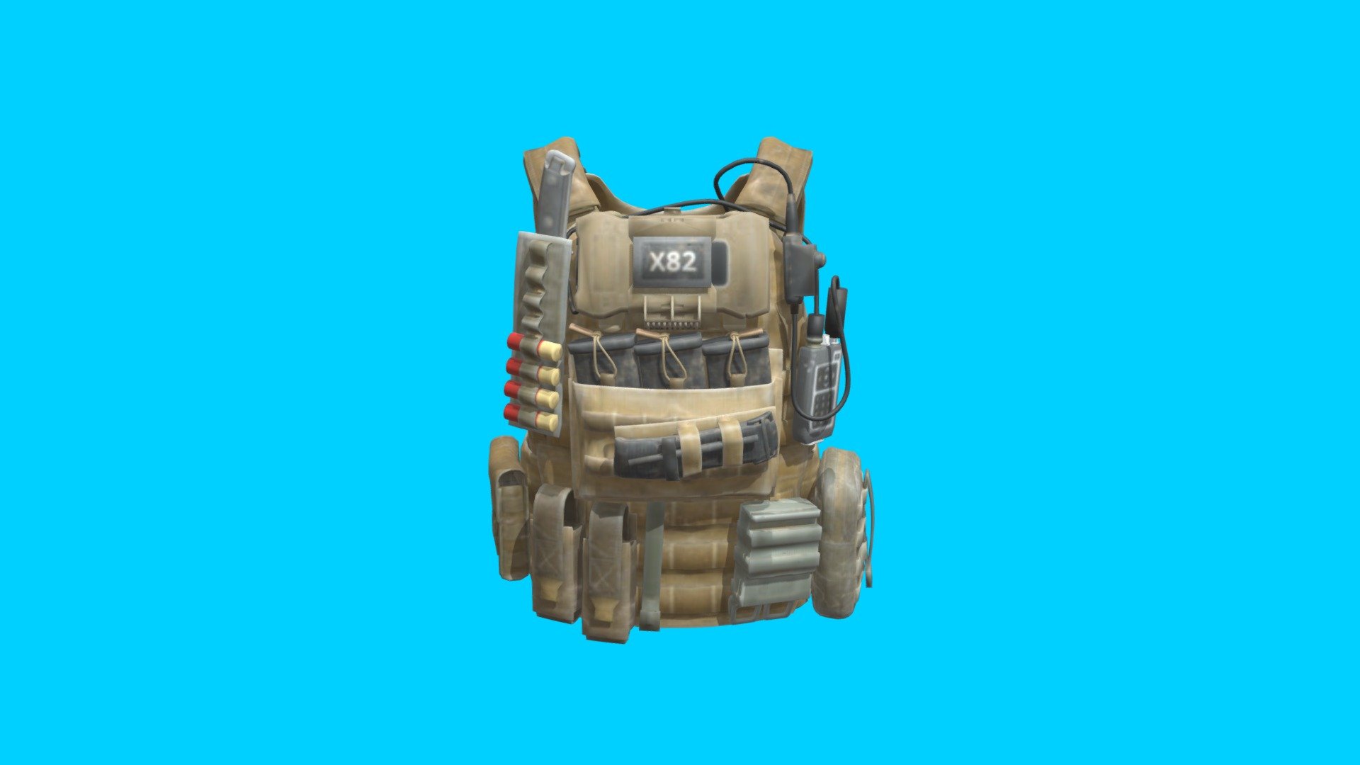 Colete aprova de balas — Sketchfab embed 3D viewer