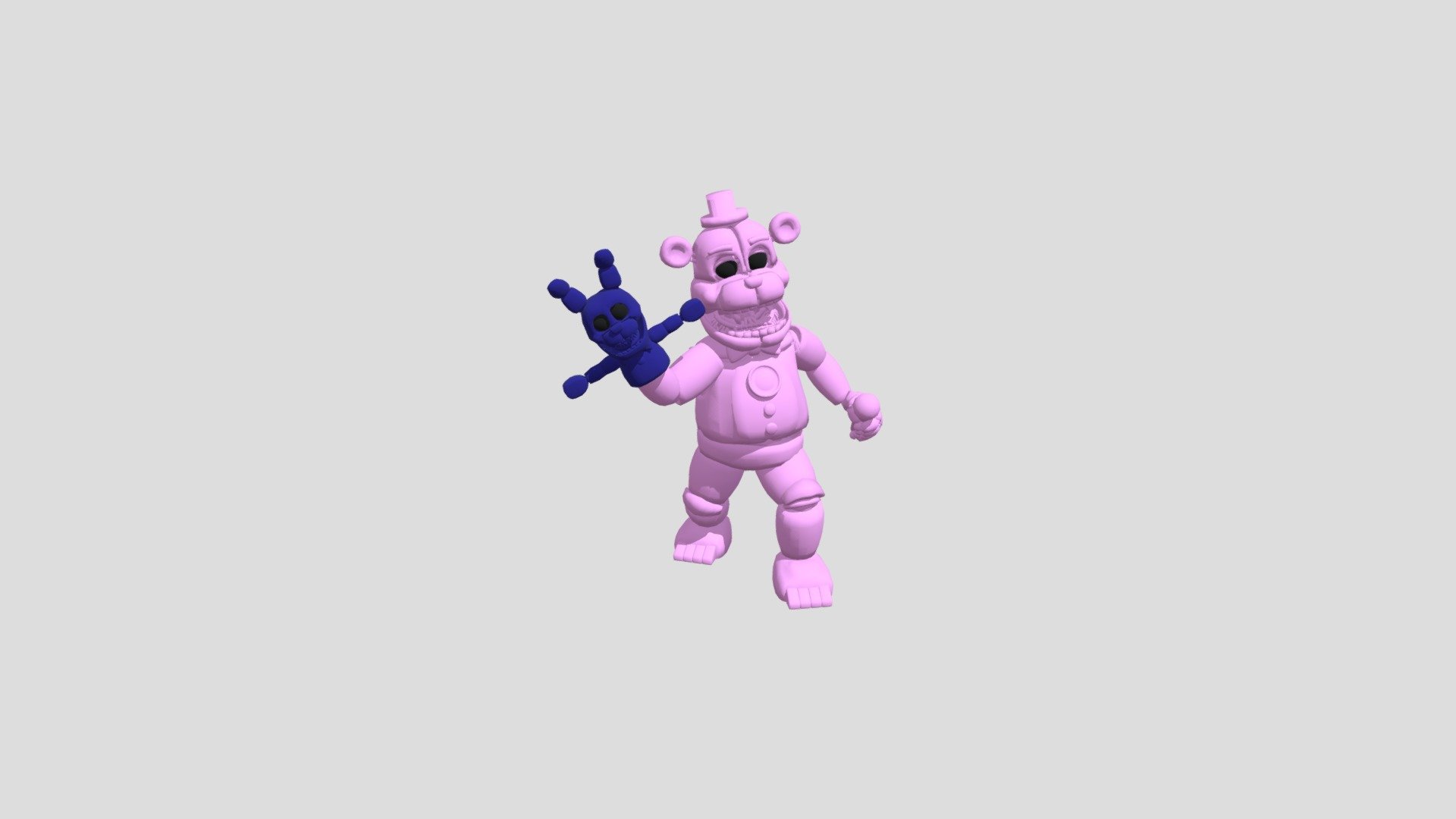 Funtime Freddy - FNaF AR: Special Delivery - Download Free 3D model by  Priorities (@Priorities) [e91e461]