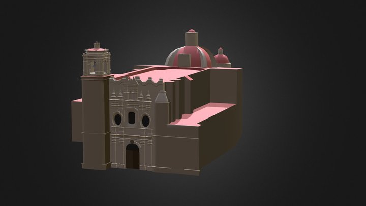 Templo y exconvento de San Francisco 3D Model