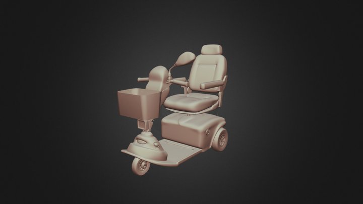 Scootmobiel 1 3D Model