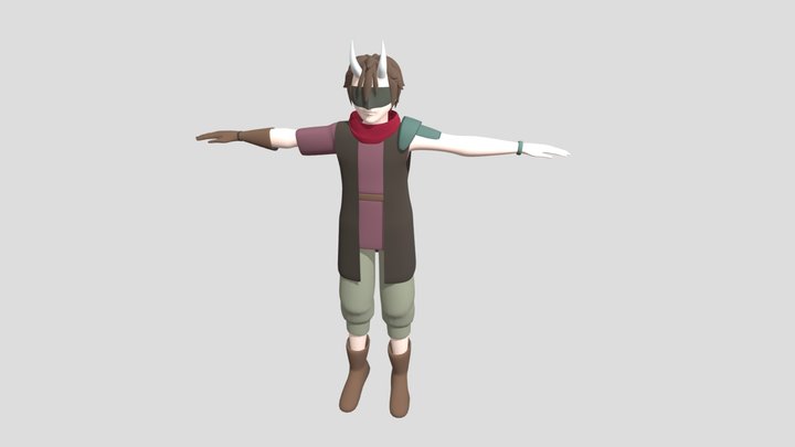 Demi-human 3D Model