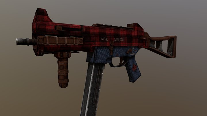UMP-45 | Lumberjack 3D Model