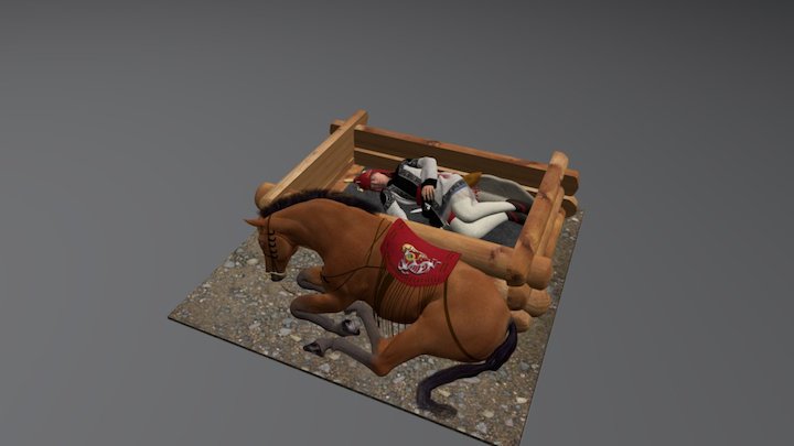 Pogrebenie Verhkuldjin 3D Model