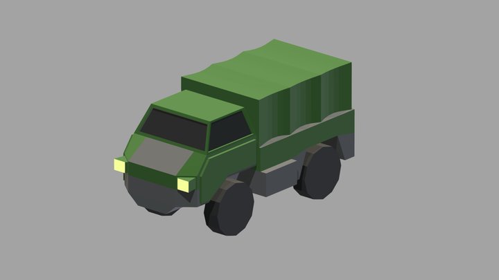 Military Truck 3D Model