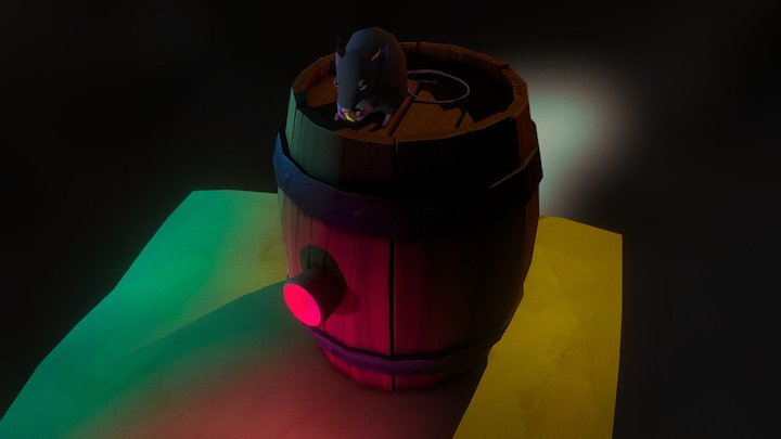 Barrel 3D Model