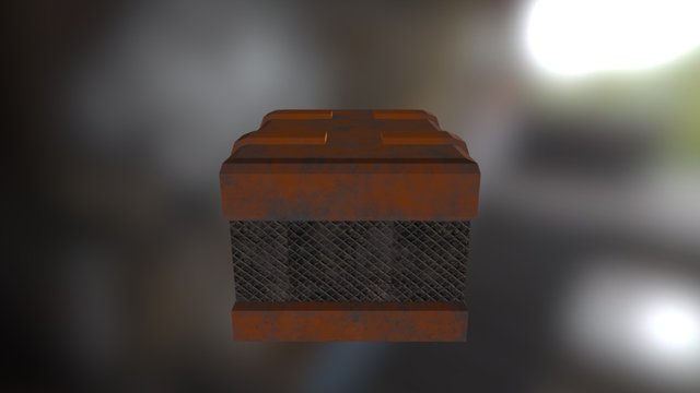 Crate 3D Model