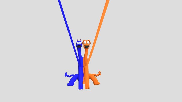 Cat Dog1 3D Model
