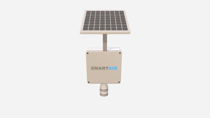 Smart Air City 3D Model