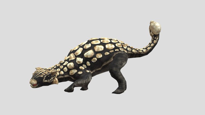 Ankylosaurus from unity 3D Model