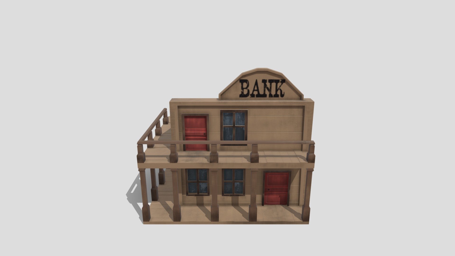 Western Bank - 3D model by 18002174-JD [0c998c8] - Sketchfab