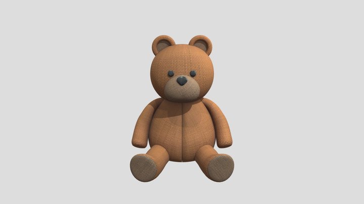 テディベア 3D Model