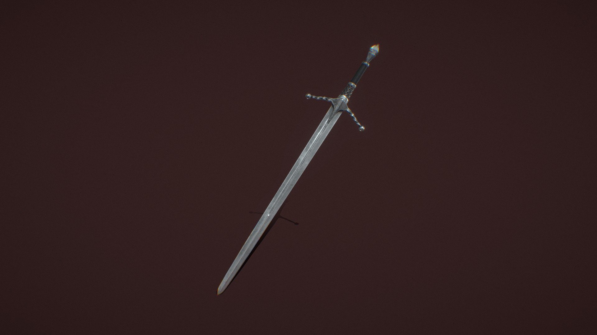 Free Low Poly Sword - Download Free 3D model by MrNull (@MrNull69 ...