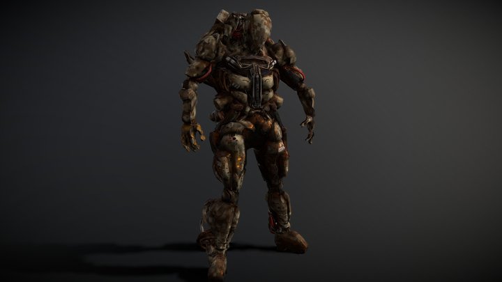 Low Poly - Heavy Bot